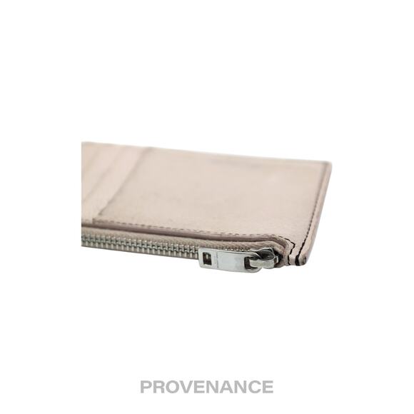 🔴 Saint Laurent Paris SLP Fragment Zip Card Wallet - Powder Pink - Picture 6 of 10